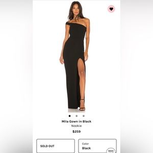 Nookie Mila Black dress